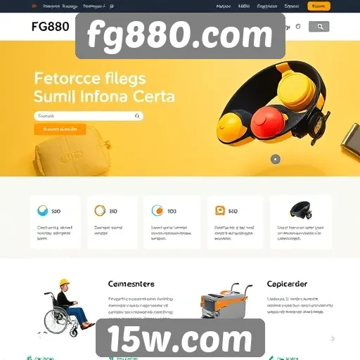 Acessibilidade e navegação no site fg880.com