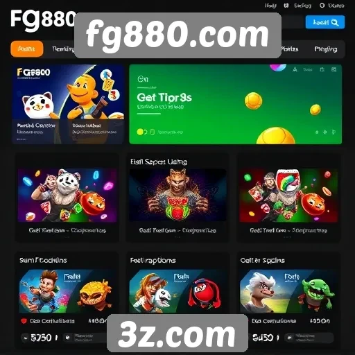 Exploração das funcionalidades do fg880.com para jogadores