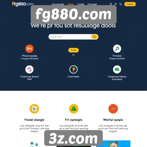 Recursos de usabilidade do site fg880.com